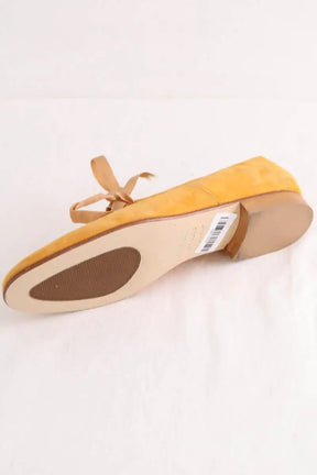 Mocassins Carel Jaune en Daim