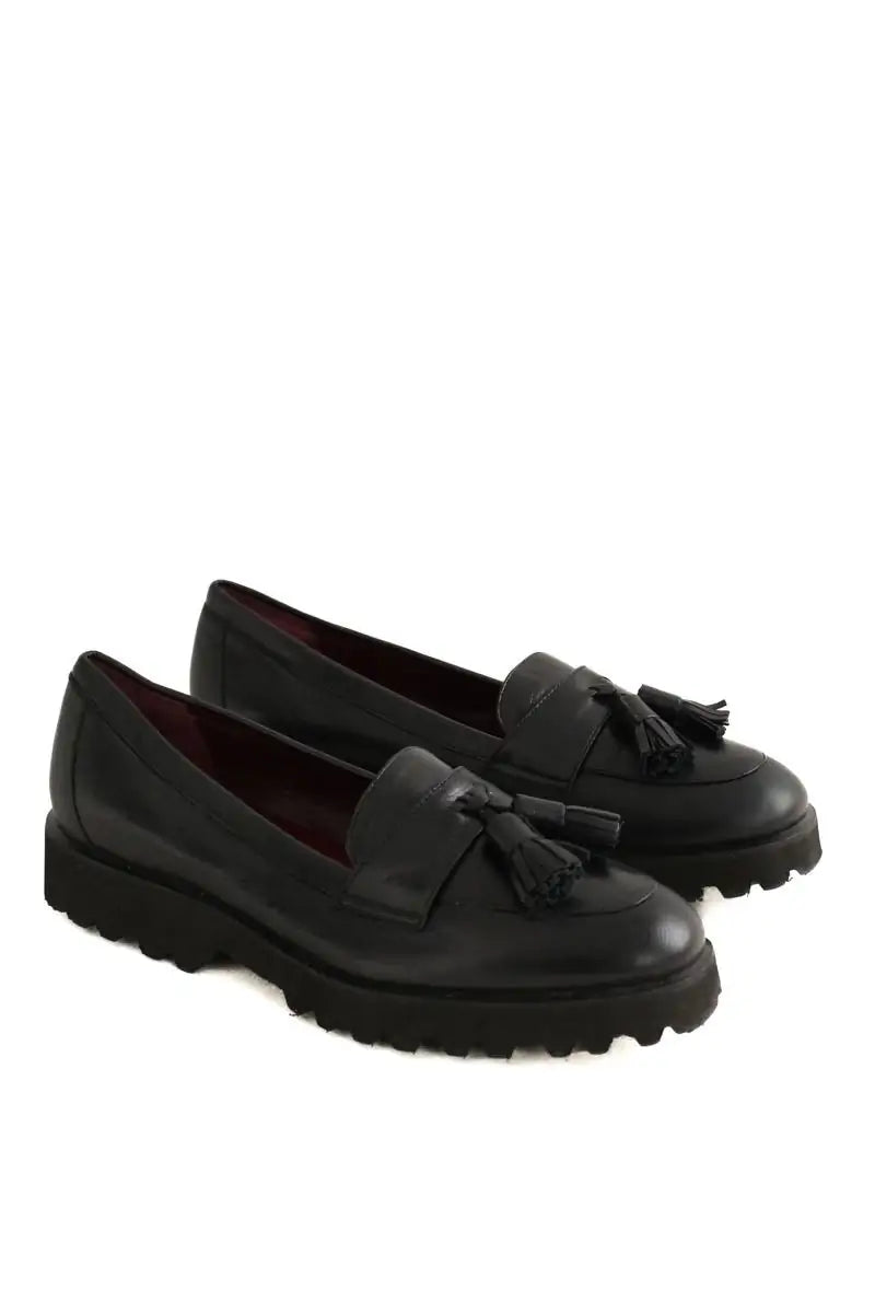 Mocassins Carel Noir en Cuir