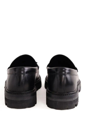 Mocassins Celine Noir en Cuir