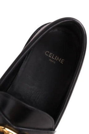 Mocassins Celine Noir en Cuir