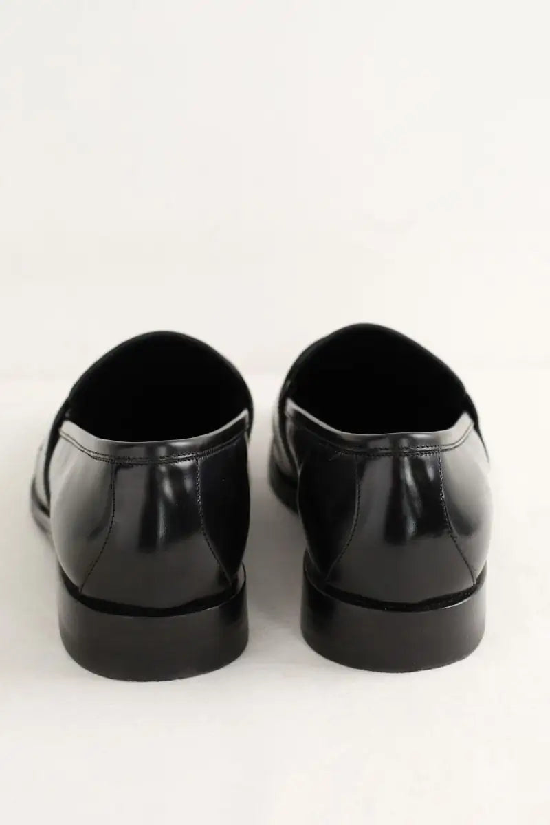 Mocassins Celine Noir en Cuir
