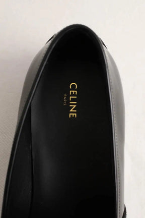 Mocassins Celine Noir en Cuir