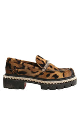 Mocassins Christian Louboutin Marron en Cuir, taille 42 - Seconde Main