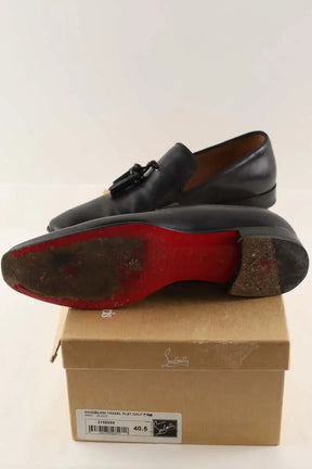 Mocassins Christian Louboutin Noir en Cuir