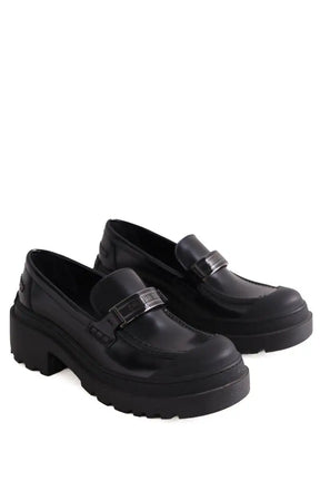Mocassins Dior Dior Code Noir en Cuir