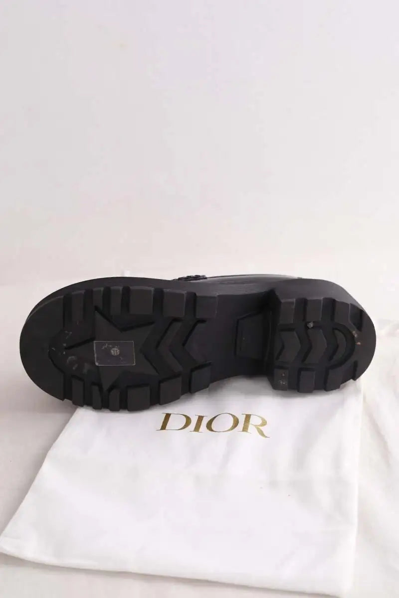 Mocassins Dior Dior Code Noir en Cuir