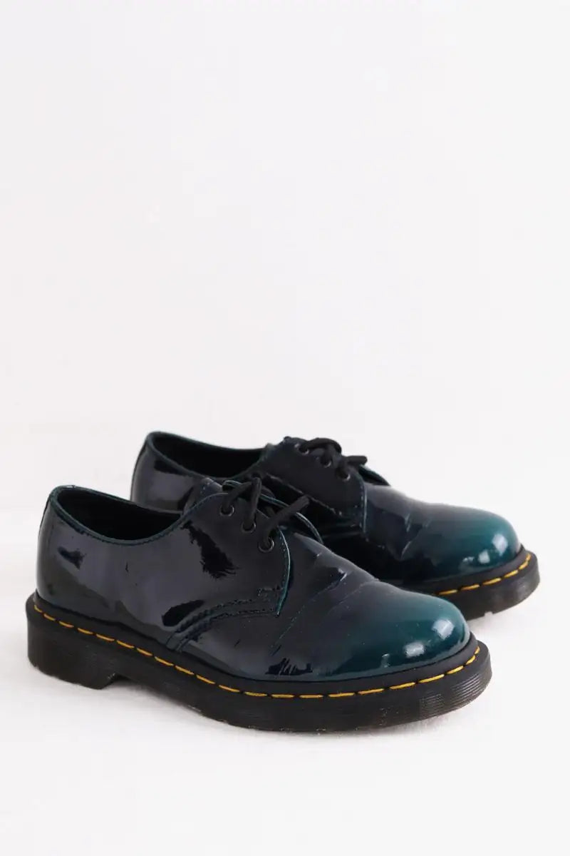 Mocassins Dr. Martens Vert en Cuir verni