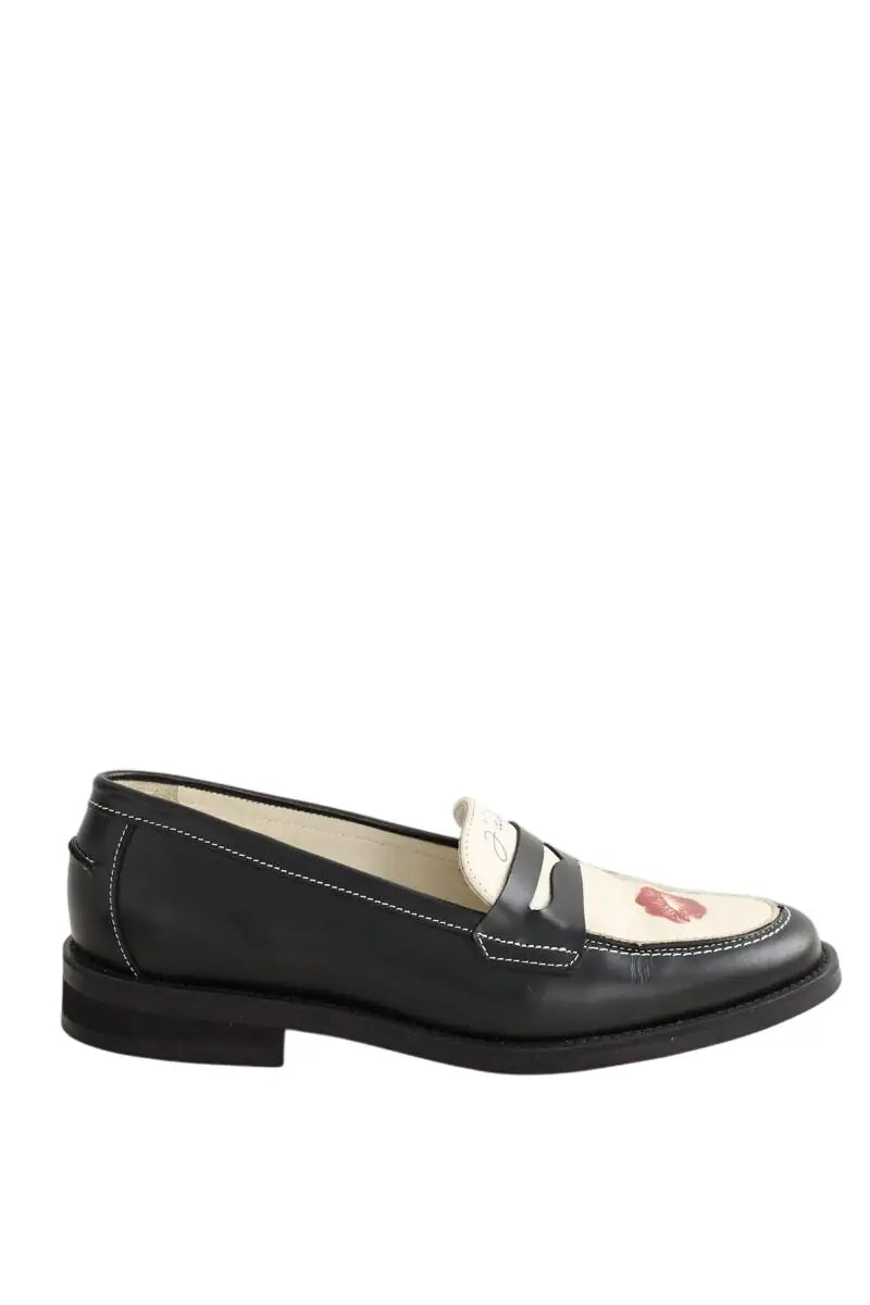 Mocassins Duke + Dexter Noir en Cuir, taille 42 - Seconde Main