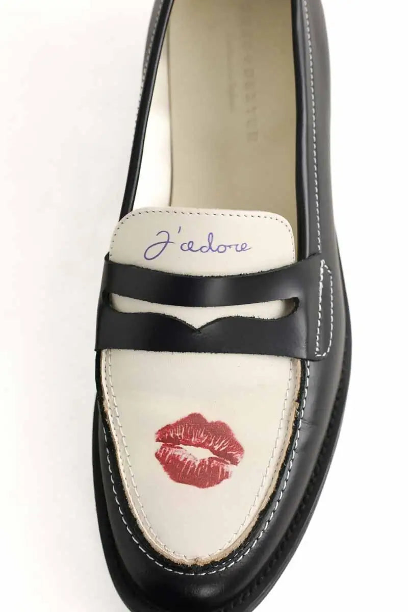 Mocassins Duke + Dexter Noir en Cuir