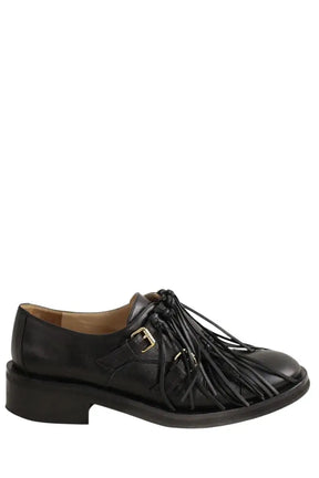Mocassins Elie Saab Noir en Cuir, taille 38 - Seconde Main