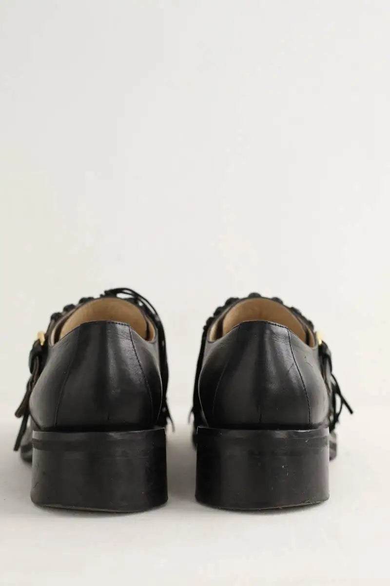 Mocassins Elie Saab Noir en Cuir