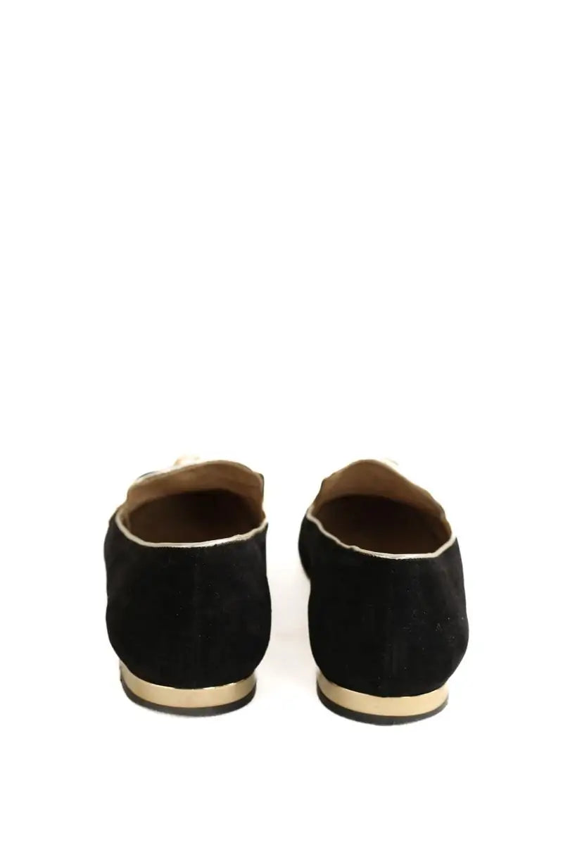 Mocassins Elie Saab Noir en Velours
