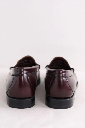 Mocassins GH Bass Bordeaux en Cuir