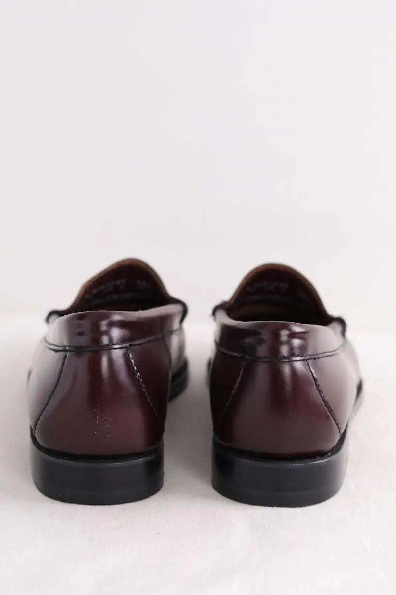 Mocassins GH Bass Bordeaux en Cuir