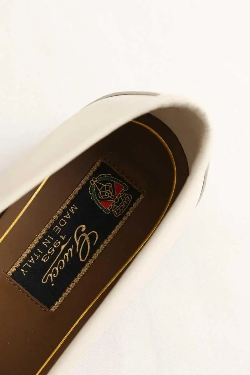 Mocassins Gucci Beige en Cuir