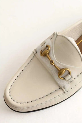 Mocassins Gucci Beige en Cuir