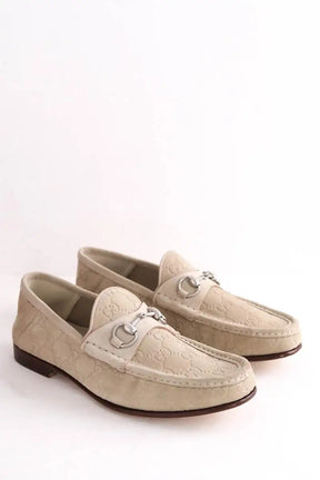 Mocassins Gucci Beige en Daim