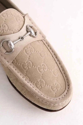 Mocassins Gucci Beige en Daim