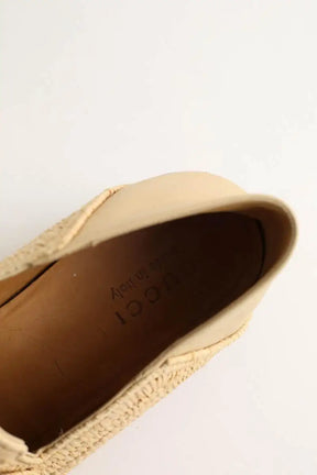 Mocassins Gucci Beige en Tissu