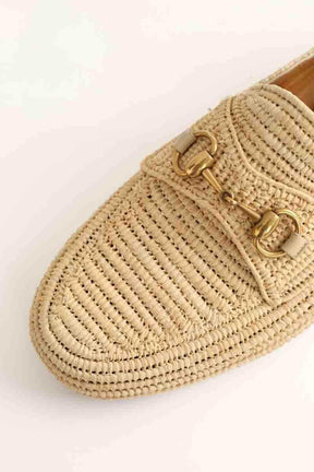 Mocassins Gucci Beige en Tissu