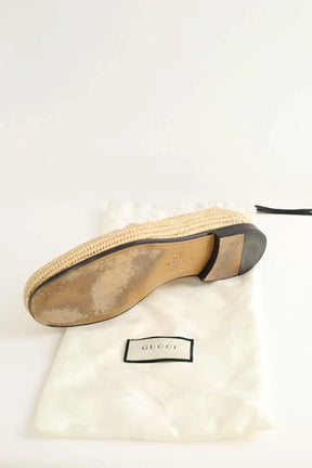 Mocassins Gucci Beige en Tissu