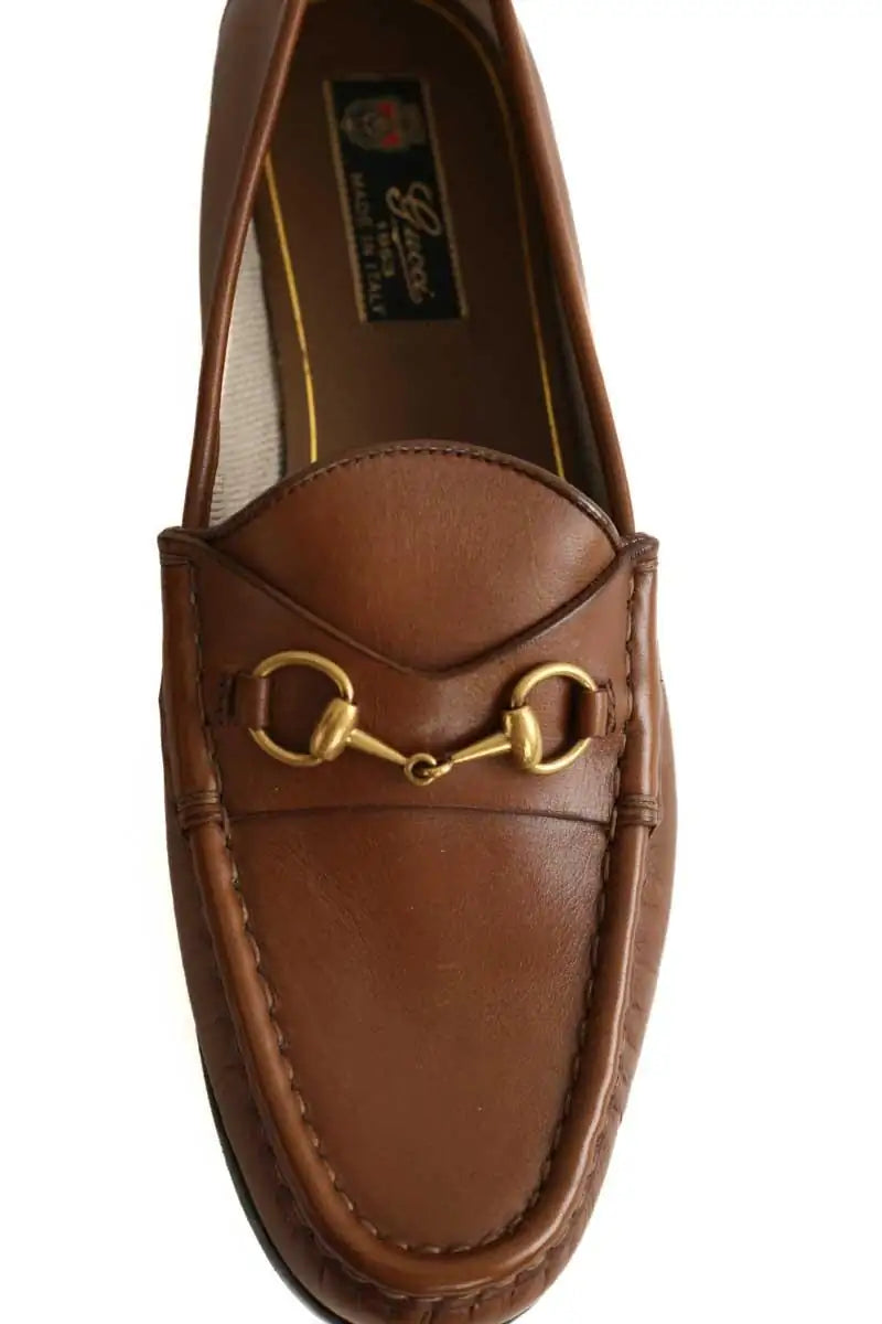 Mocassins Gucci Marron en Cuir