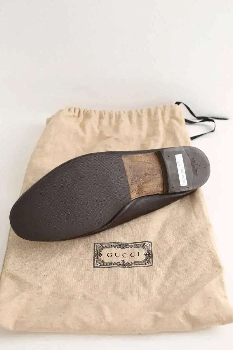 Mocassins Gucci Marron en Cuir