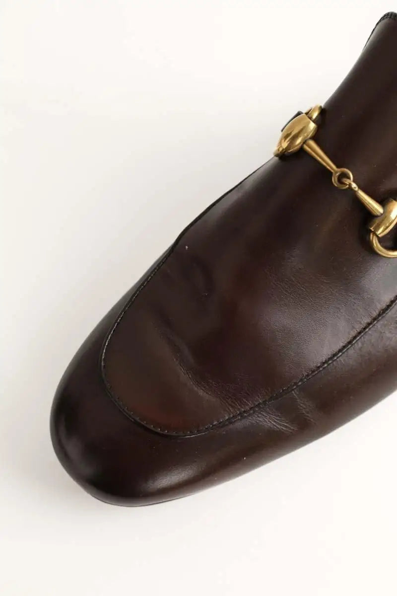 Mocassins Gucci Marron en Cuir