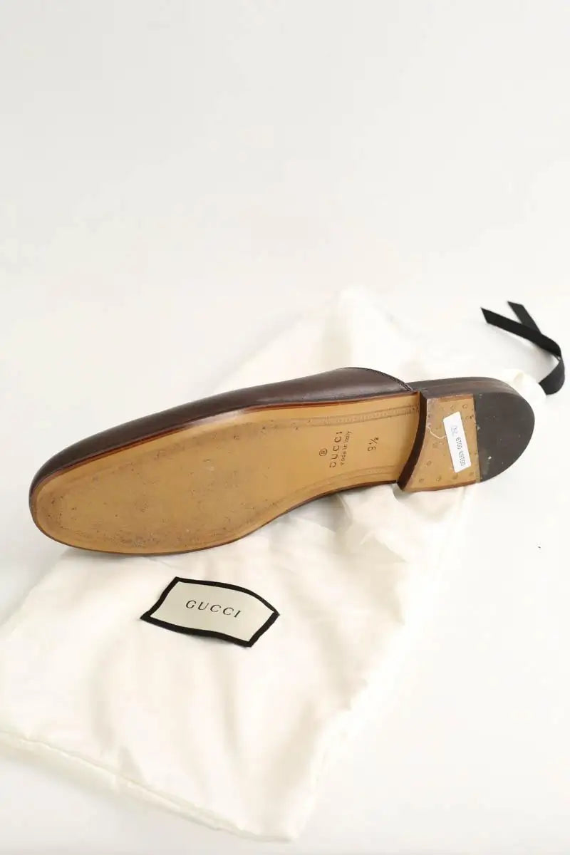 Mocassins Gucci Marron en Cuir