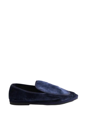 Mocassins Ilio Smeraldo Bleu en Velours, taille 38 - Seconde Main