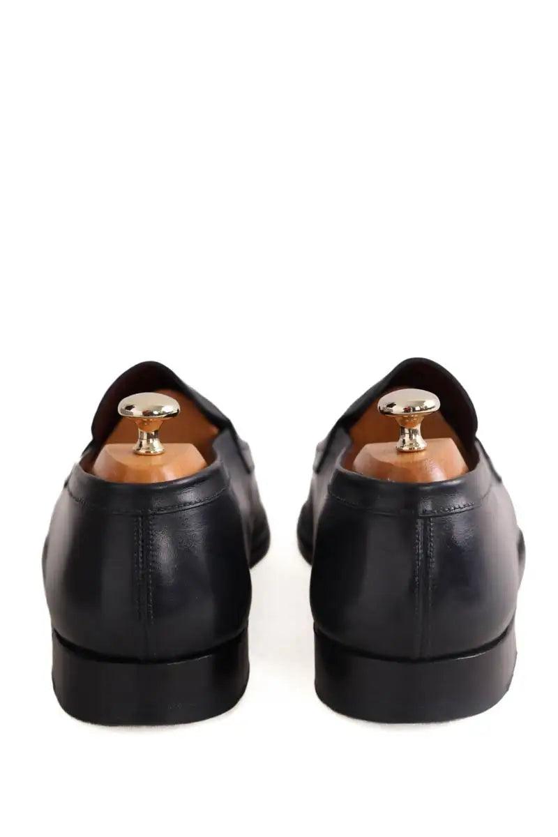 Mocassins JM Weston 180 Marine en Cuir