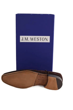 Mocassins JM Weston Marron en Daim