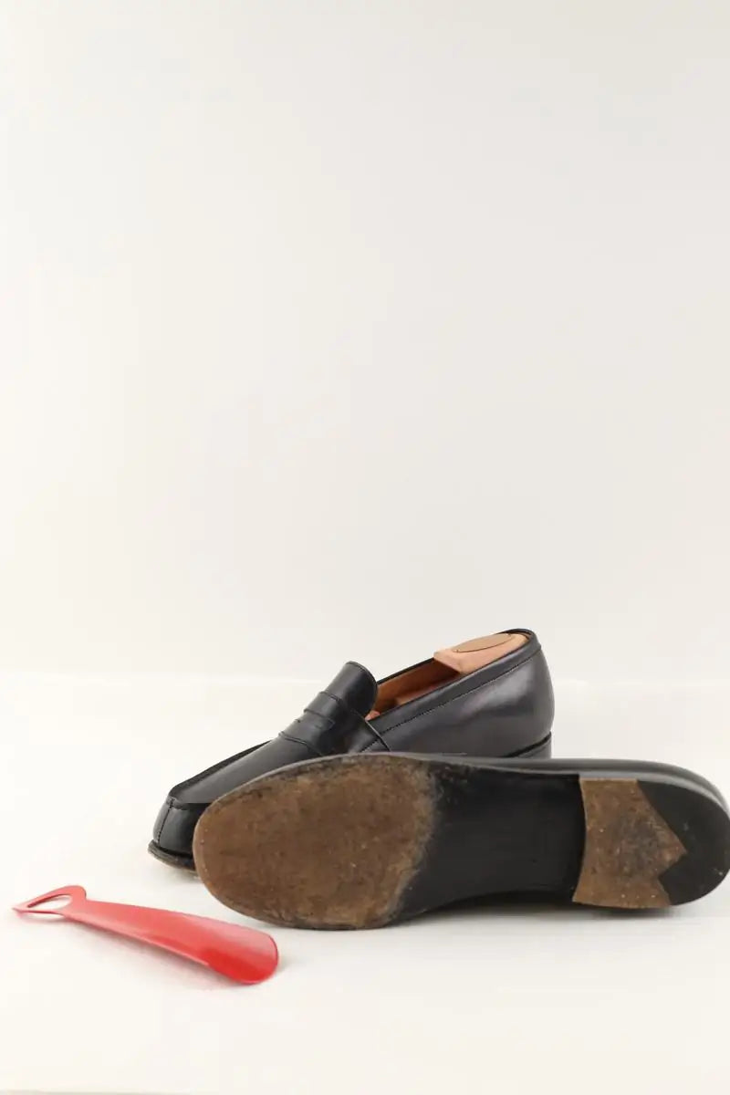 Mocassins JM Weston Noir en Cuir