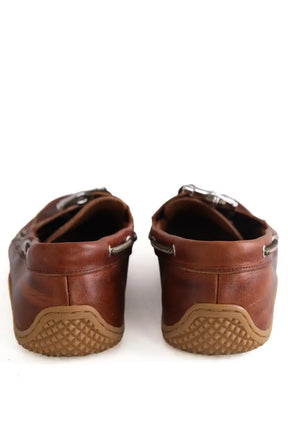 Mocassins Longchamp Marron en Cuir