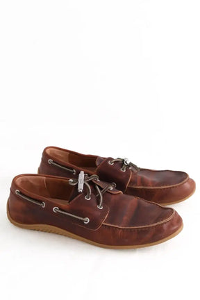 Mocassins Longchamp Marron en Cuir
