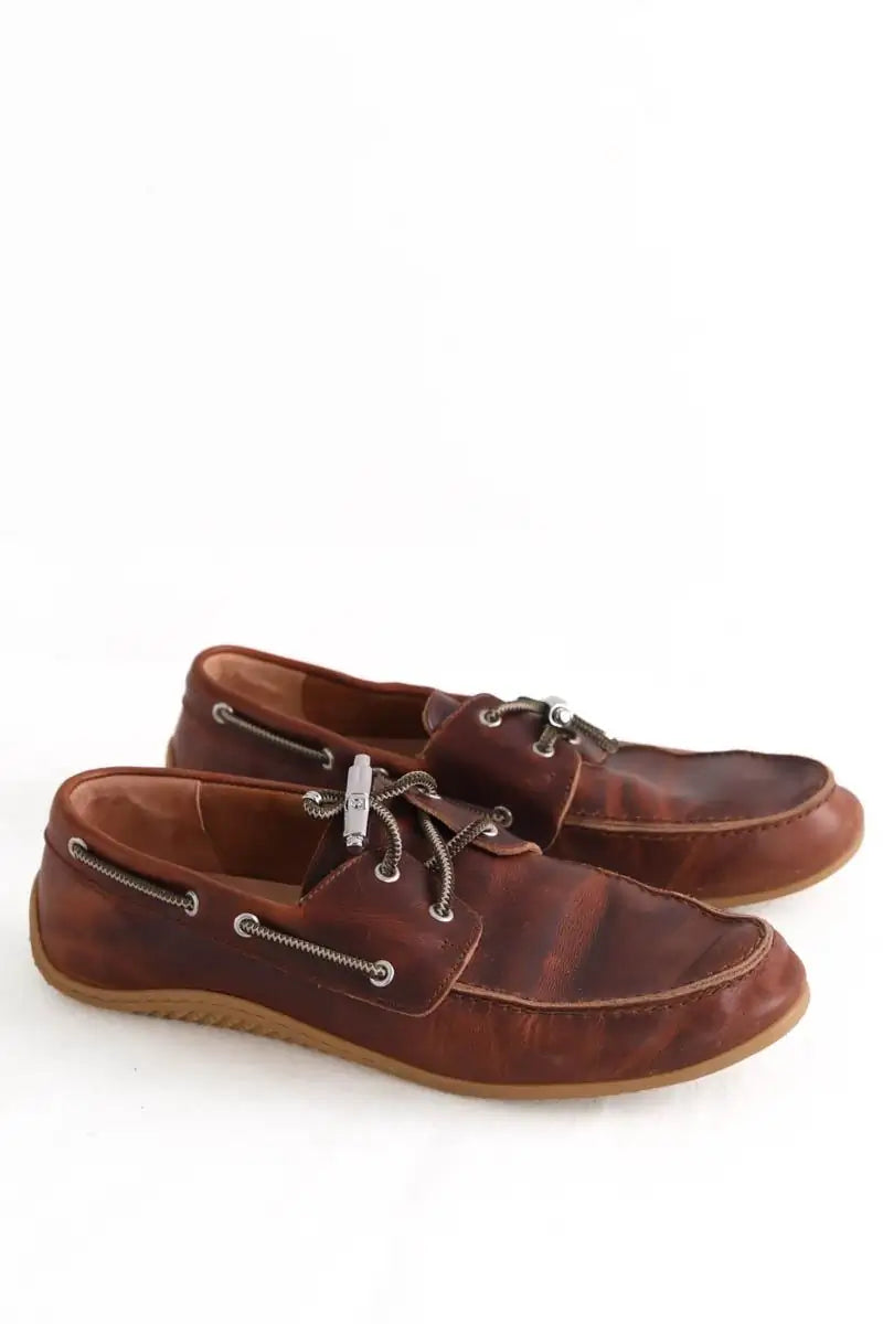 Mocassins Longchamp Marron en Cuir