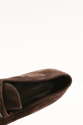 Mocassins Louis Vuitton Marron en Daim