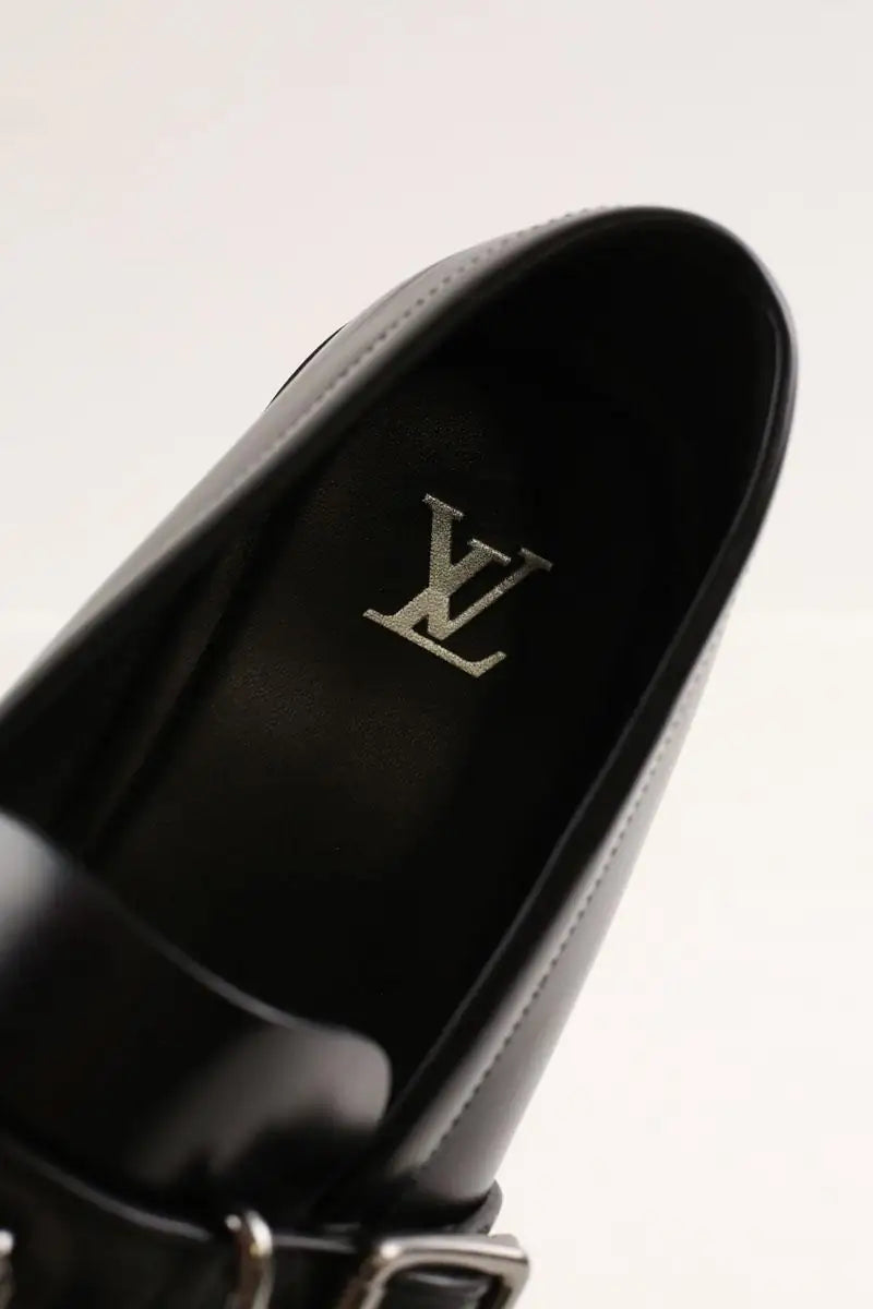 Mocassins Louis Vuitton Noir en Cuir