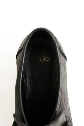 Mocassins Maje Noir en Cuir
