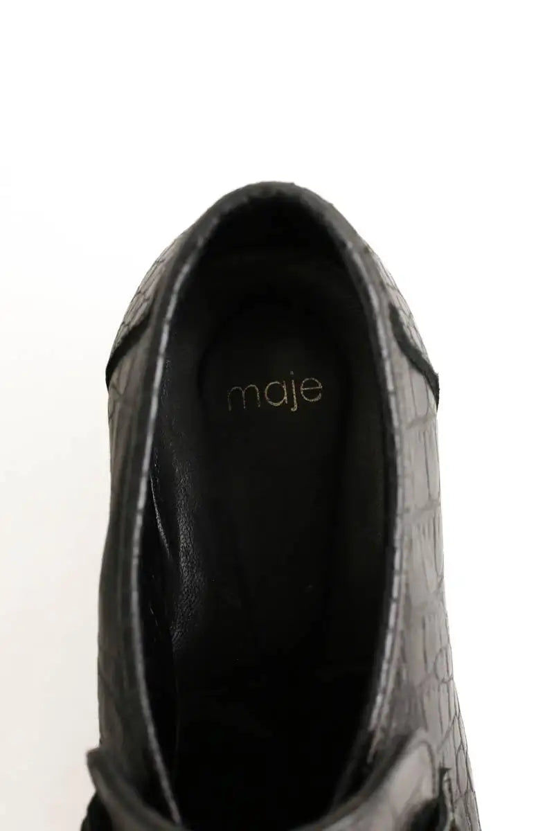 Mocassins Maje Noir en Cuir