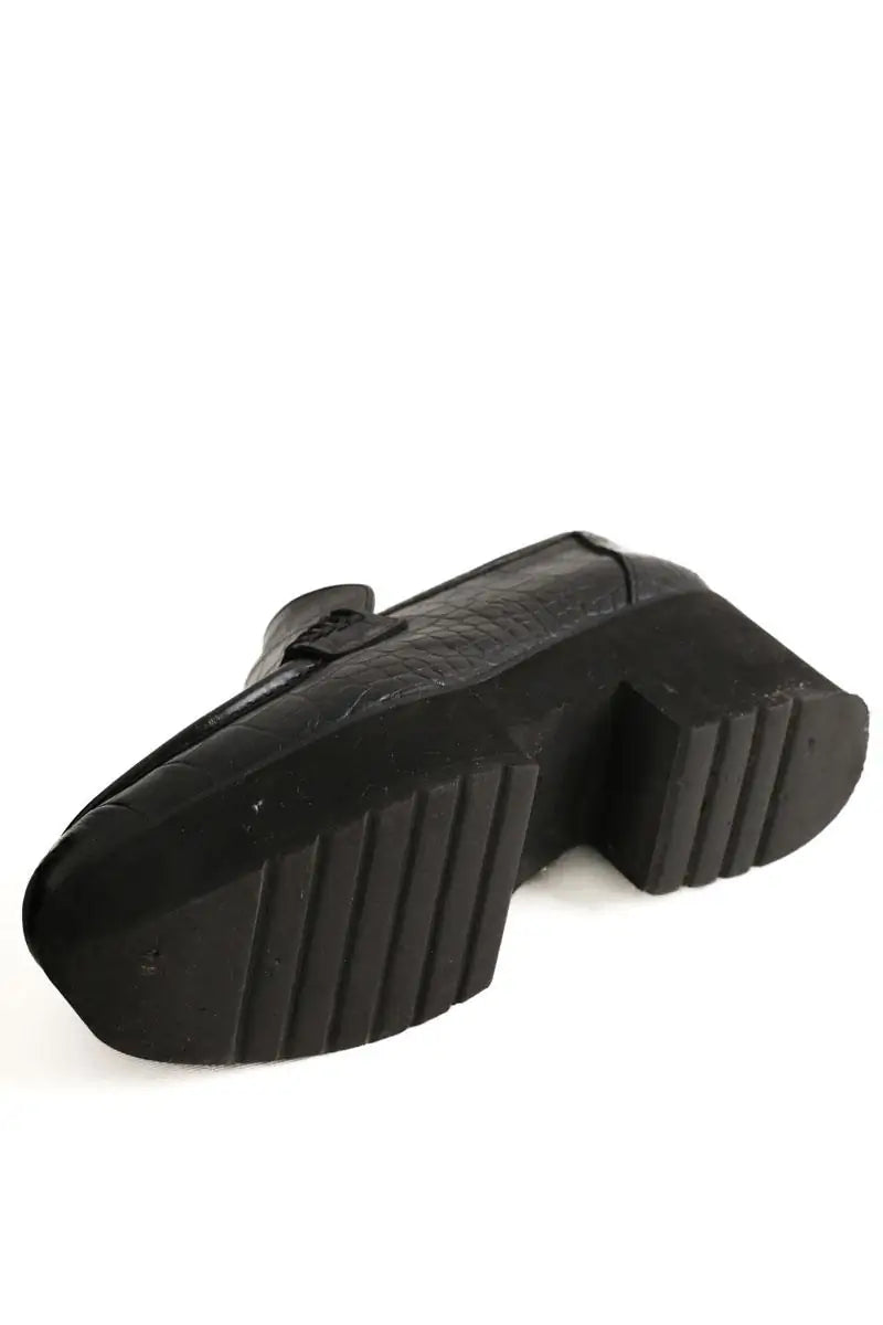 Mocassins Maje Noir en Cuir