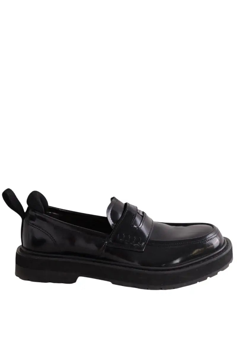 Mocassins Onitsuka Tiger Noir en Cuir, taille 42 - Seconde Main