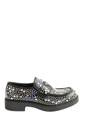 Mocassins Prada Chocolat Noir en Cuir, taille 41 - Seconde Main