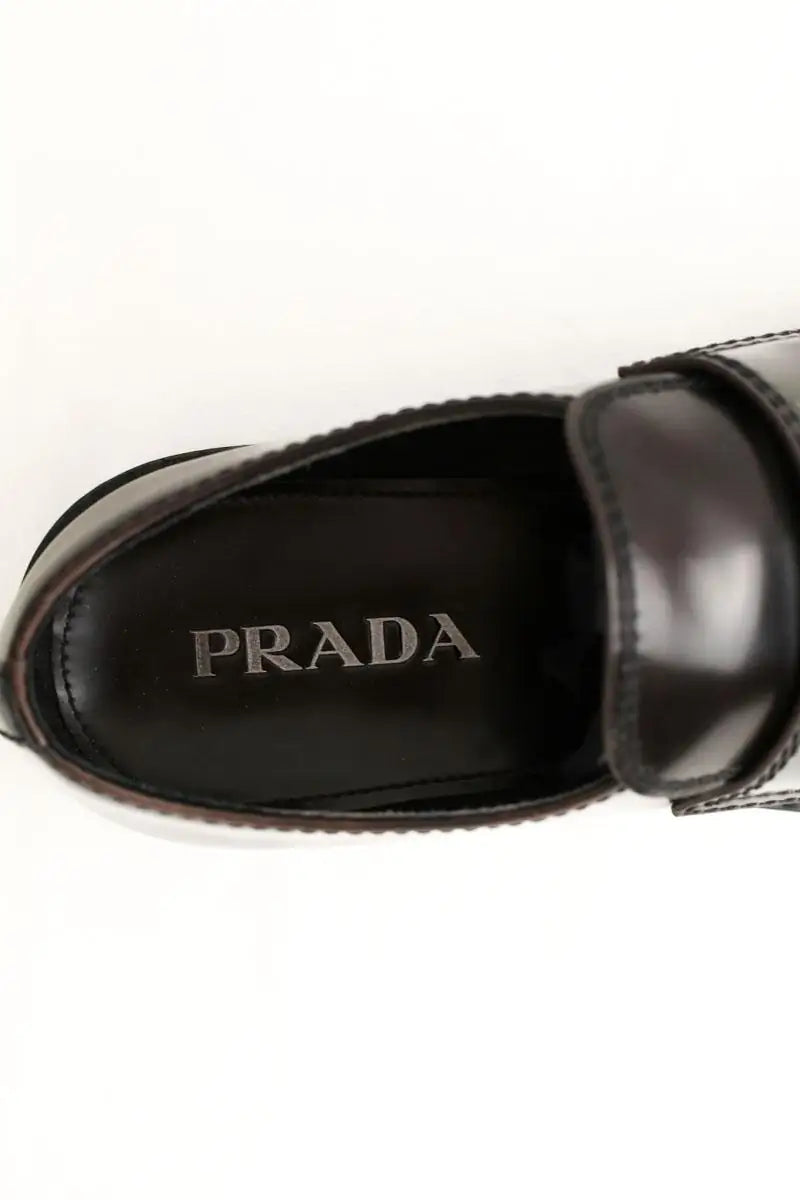 Mocassins Prada Marron en Cuir