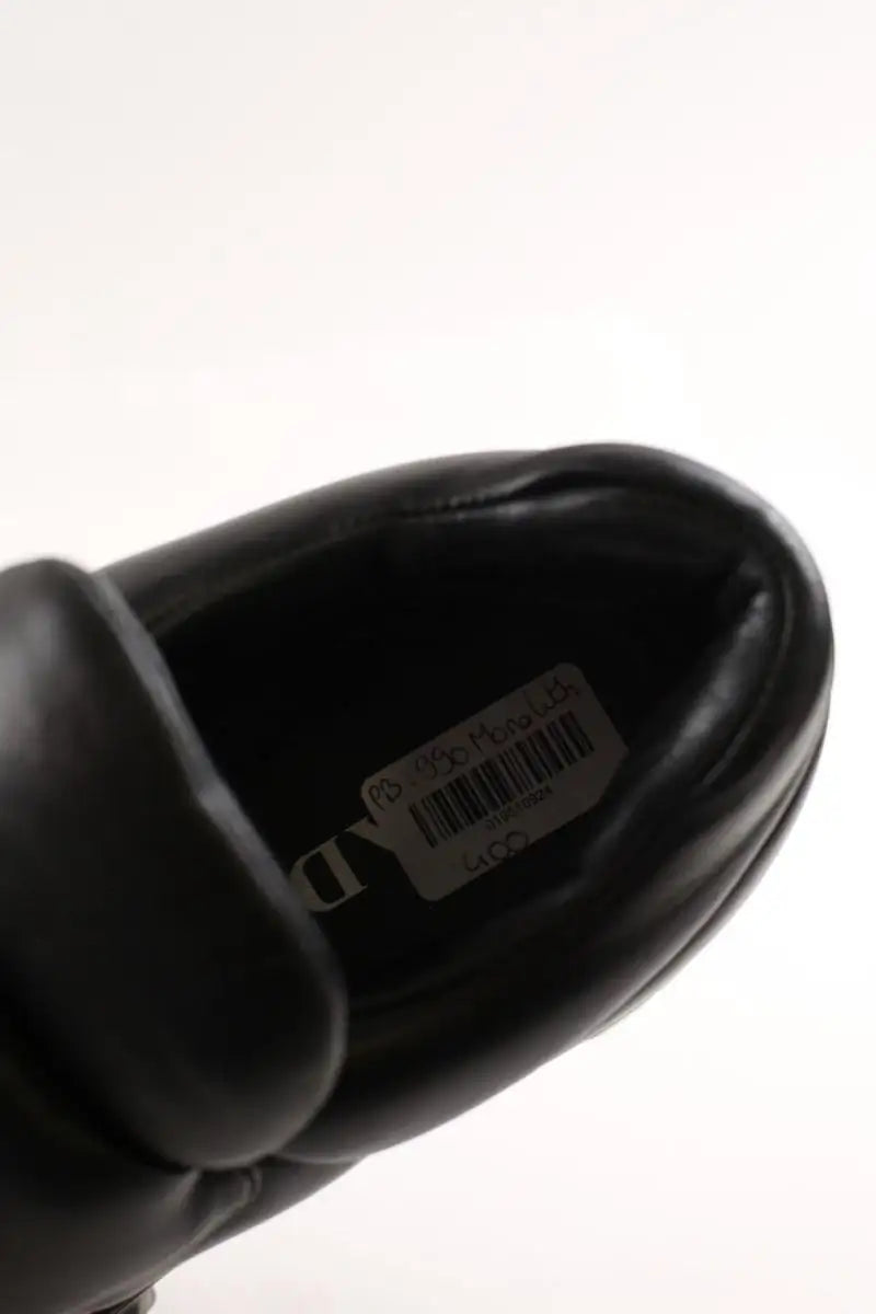 Mocassins Prada Monolith Noir en Cuir