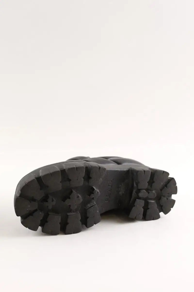 Mocassins Prada Monolith Noir en Cuir