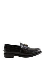 Mocassins Prada Noir en Cuir, taille 35 - Seconde Main