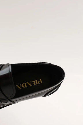 Mocassins Prada Noir en Cuir