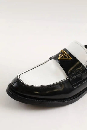 Mocassins Prada Noir en Cuir