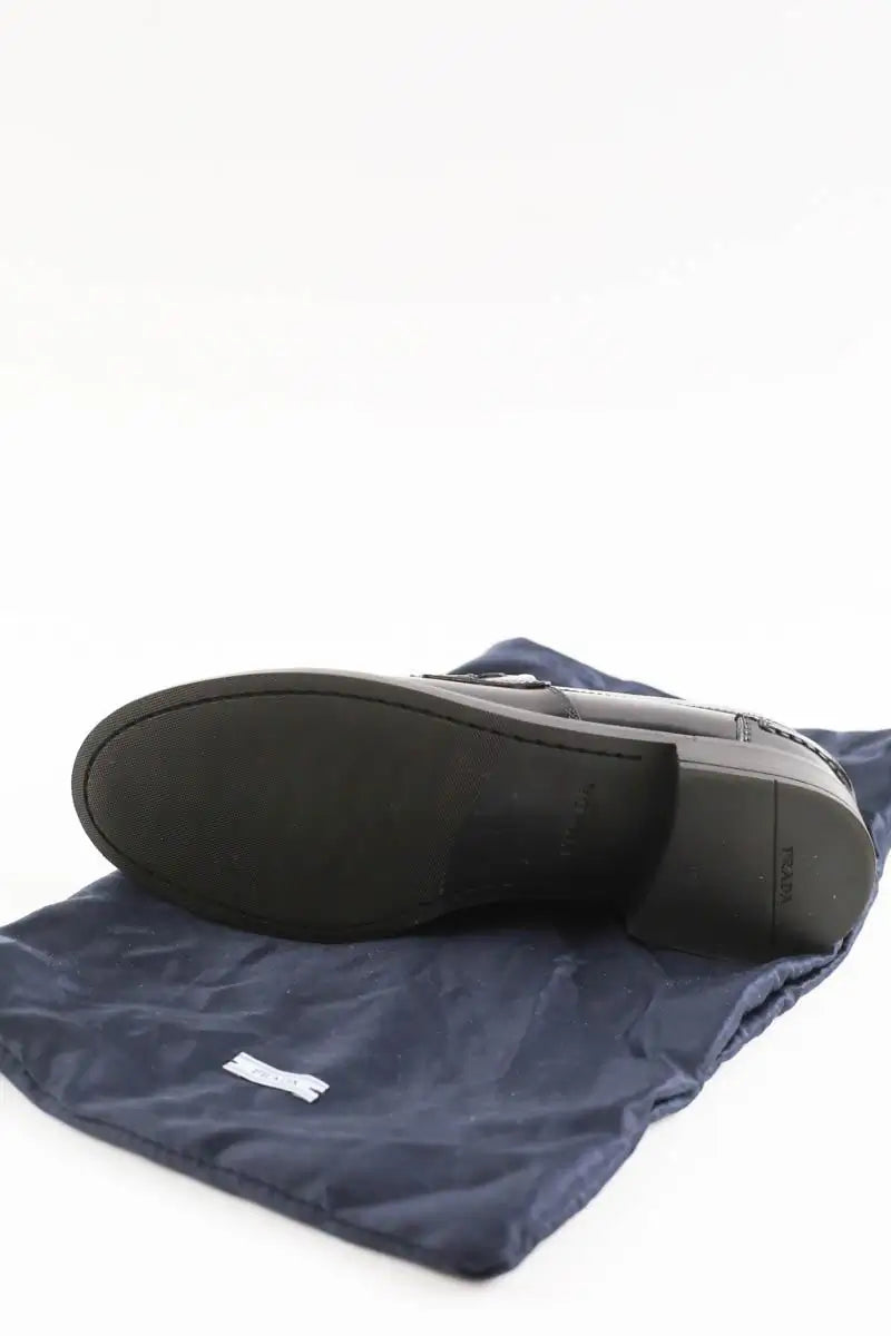 Mocassins Prada Noir en Cuir